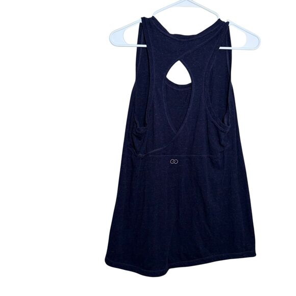 Calia Tank Top Women's Large Blue Flecked Open Back Athletic Sleeveless - Picture 5 of 10